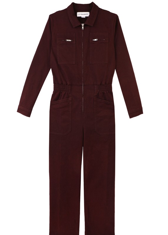 Danny LS Boilersuit, plum