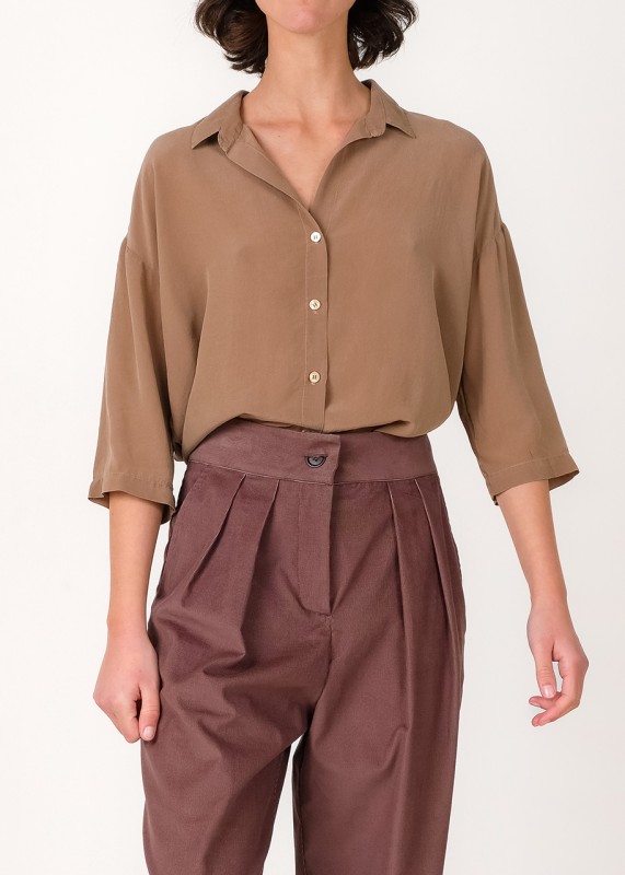 Relaxed Shirt - Russet Red