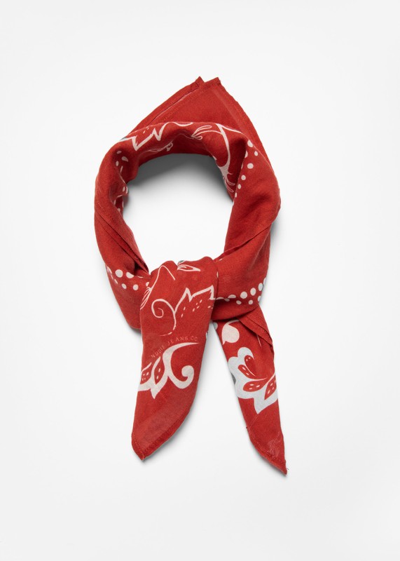 Ingrid Ornament Bandana, red