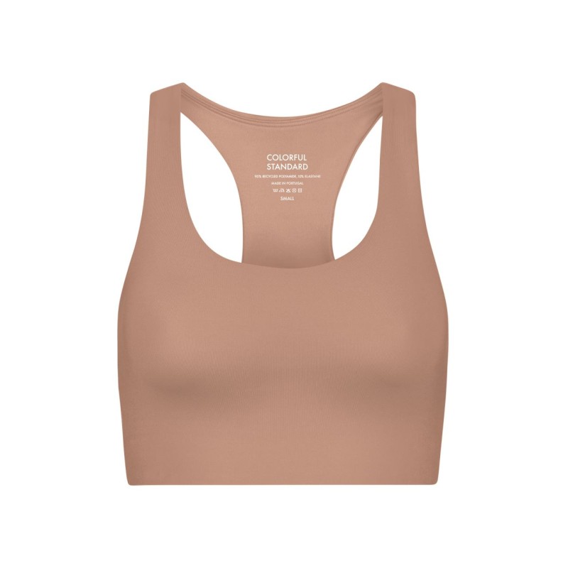 Active Cropped Bra - Rosewood Mist