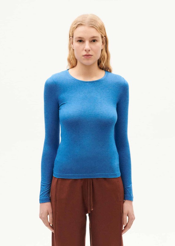 Heritage Blue Brisa Cashmere LS Top