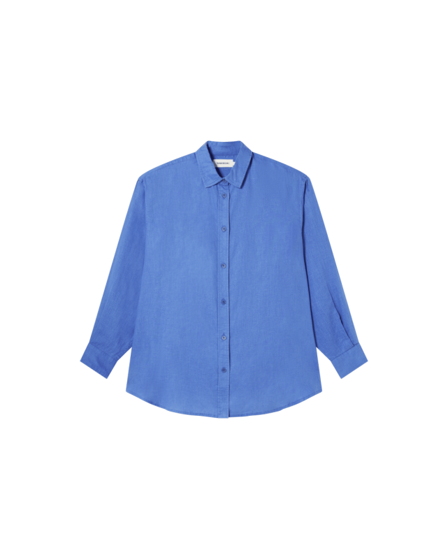 Blue Hemp Gia oversize Blouse